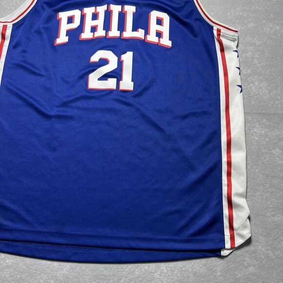 Philadelphia 76ers #21 EMBIID NBA Basketball Jersey By Fanatics PHILA- XL - Picture 3 of 10